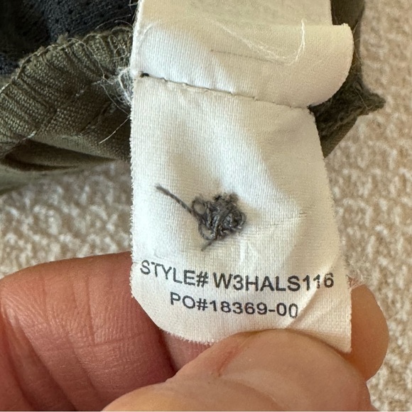 PRANA Halle Hiking Long Shorts Slate Green Olive Stretch Quick Dry Size 0 - Picture 13 of 13